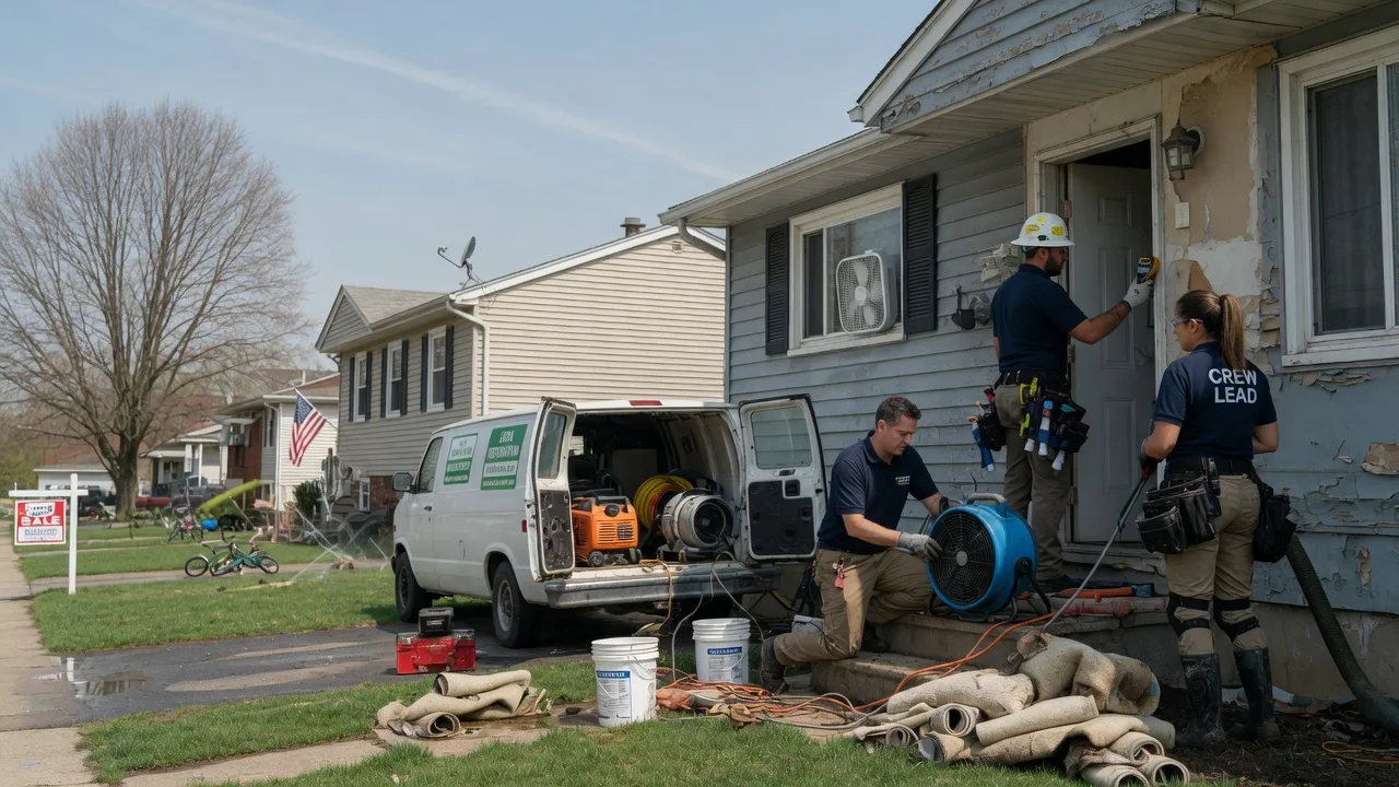 Flood Cleanup in Industry, PA near me
